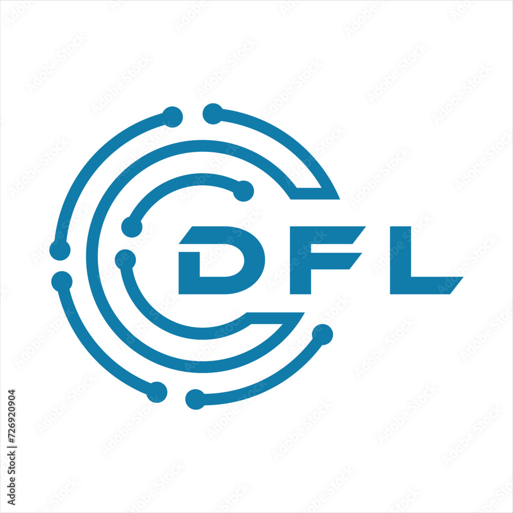 DFL letter design. DFL letter technology logo design on a white background. DFL Monogram logo design for entrepreneur and business DFL letter design. DFL letter technology logo design on a white background. DFL Monogram logo design for entrepreneur and business