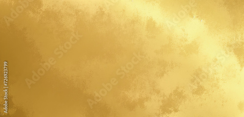 Gold Texture Background. Golden foil metallic sheet, paper or stucco for advertising design. Old grunge golden wall, Beautiful Yellow texture background. banner photo