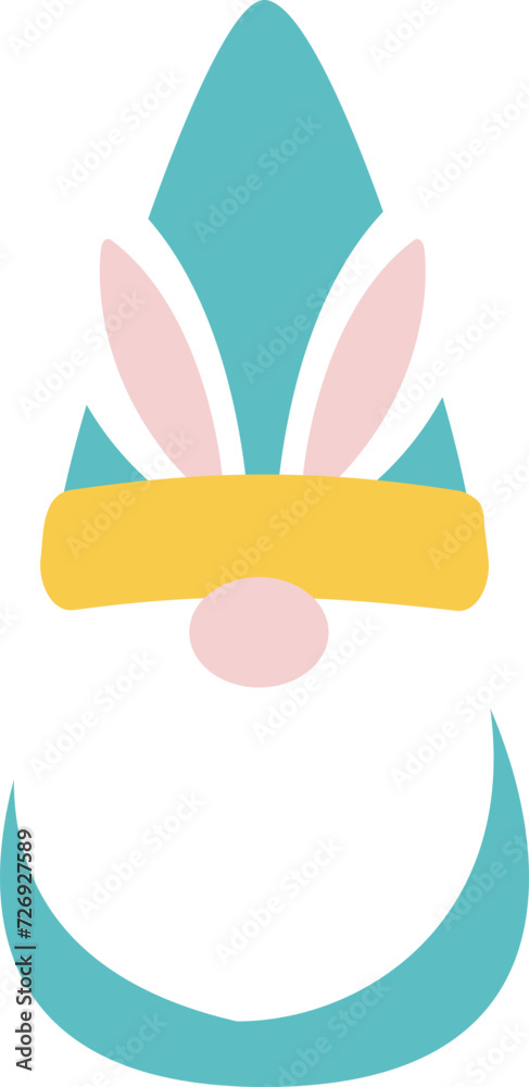 Cute Easter Gnome  vector