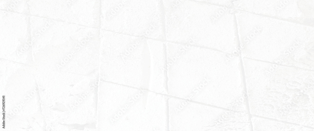 Naklejka premium Vector white plastered wall background or texture, rough surface of plaster wall, white plaster on a concrete wall handmade construction. 