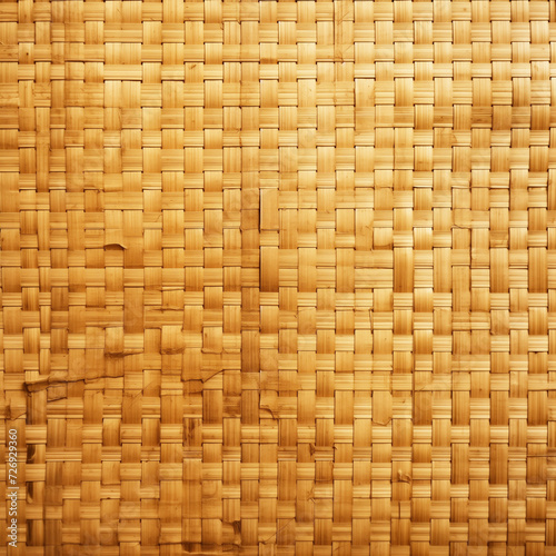 Rattan texture  detail handcraft bamboo weaving texture background. AI Generative