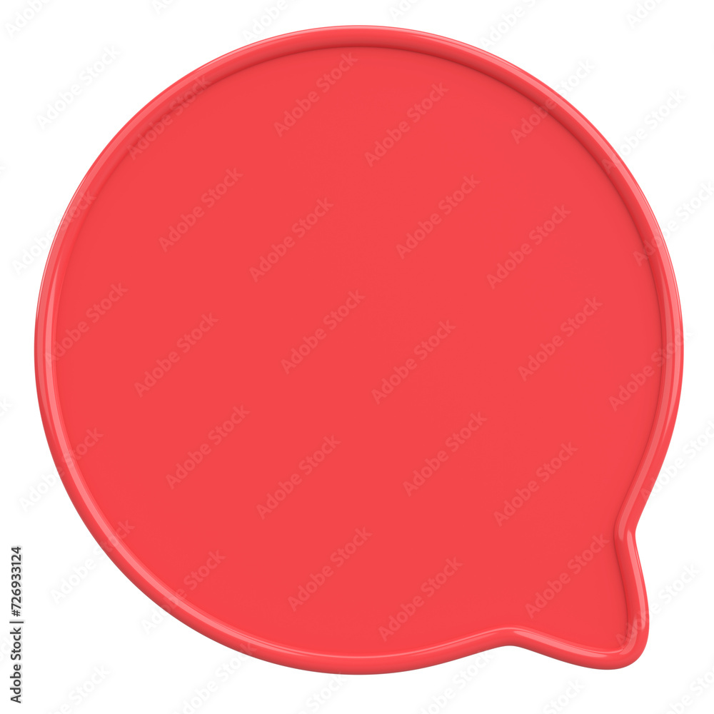 Speech Bubble. Text Box. 3D Illustration. Speech Bubble. Text Box. 3D Illustration.