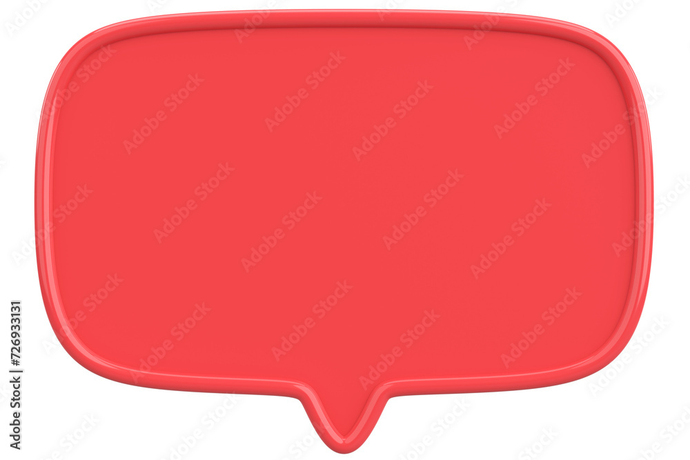 Speech Bubble. Text Box. 3D Illustration. Speech Bubble. Text Box. 3D Illustration.