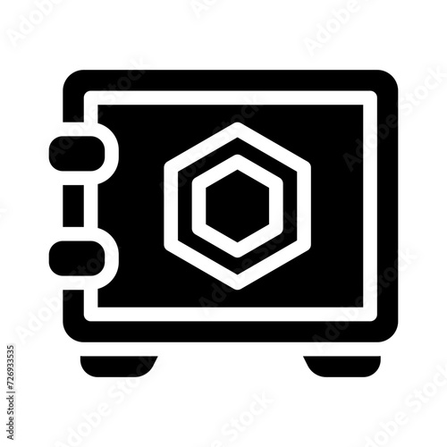 safebox glyph icon