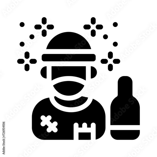 alcoholic glyph icon