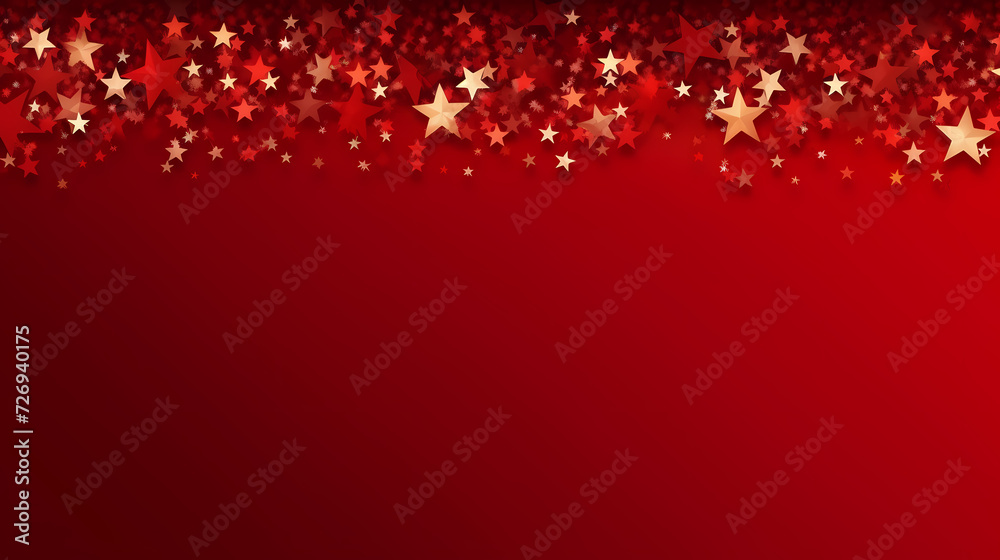 Holiday decorative border, festive background with festive star decoration Holiday decorative border, festive background with festive star decoration