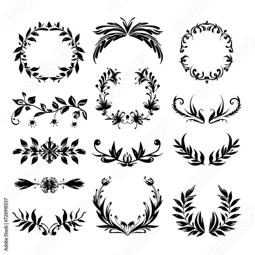 wreath SVG  wreath png  wreath frame  frame svg  frame illustration  wreath illustration  frame  vector  vintage  floral  design  decoration  pattern  ornament  border  illustration  flower  ornate 