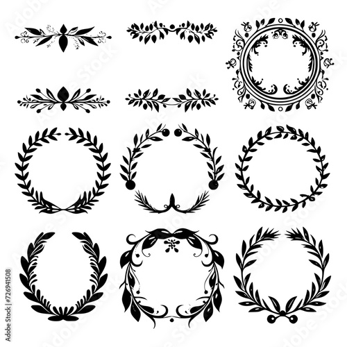 wreath svg, wreath png, wreath frame, frame svg, frame illustration, wreath illustration, frame, vector, vintage, floral, design, decoration, pattern, ornament, border, illustration, flower, ornate,