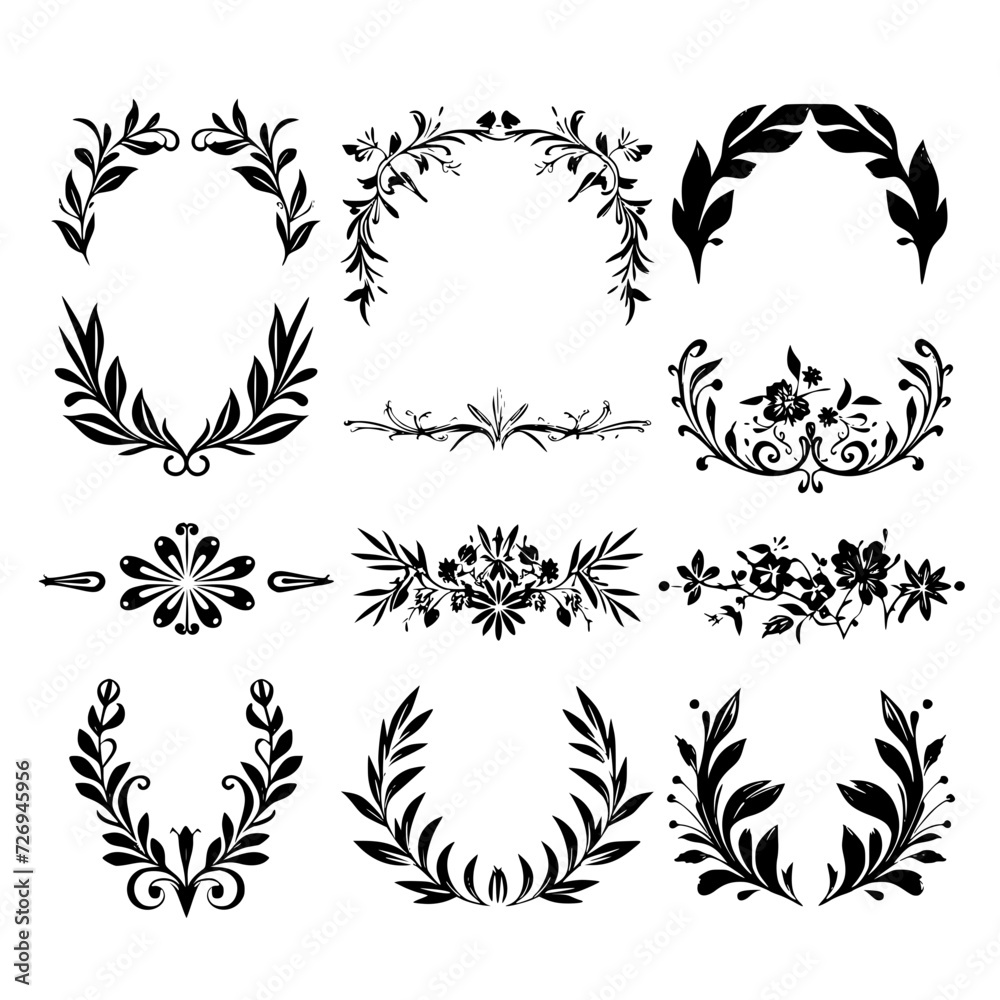 wreath svg, wreath png, wreath frame, frame svg, frame illustration, wreath illustration, frame, vector, vintage, floral, design, decoration, pattern, ornament, border, illustration, flower, ornate, a