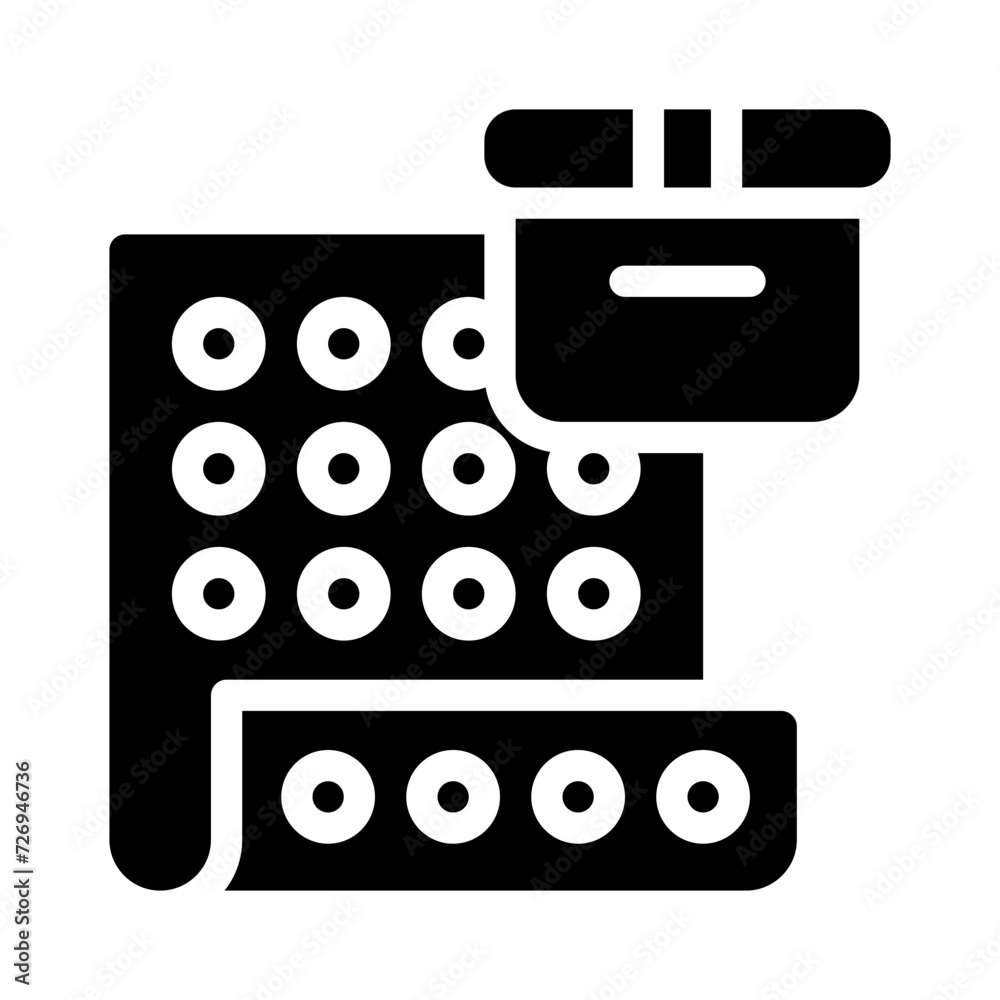 bubble wrap glyph icon bubble wrap glyph icon