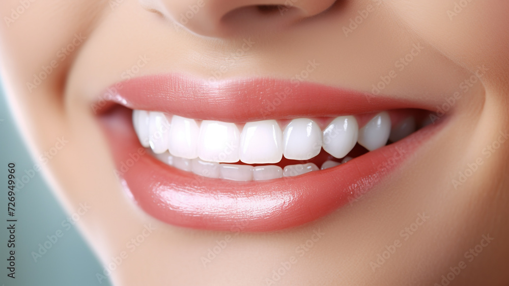 woman smiling with clean teeth. used for a dental ad. isolated on white background woman smiling with clean teeth. used for a dental ad. isolated on white background