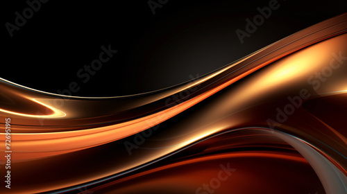 Metallic curve geometry background