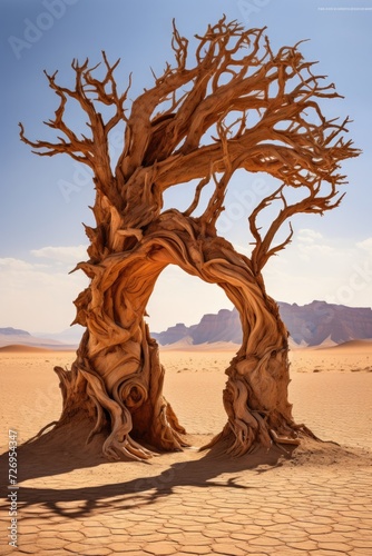 dry tree in the desert © Tomi adi kartika