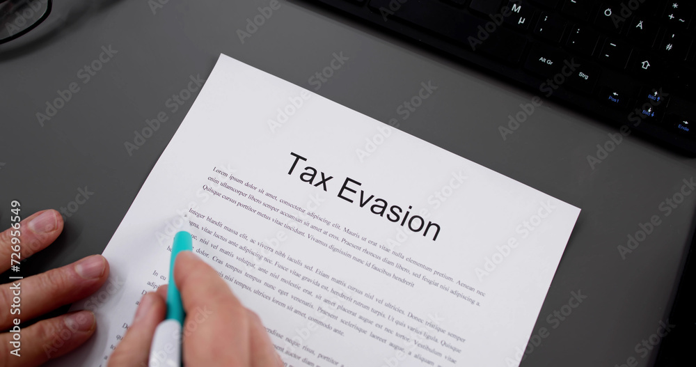 Tax Evasion Crime. Offshore Business Tax Evasion Crime. Offshore Business