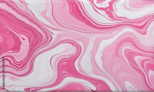 Abstract mixture of white and pink colors. Fluid art. Designed for background, banner, template, poster, postcard, wallpaper.