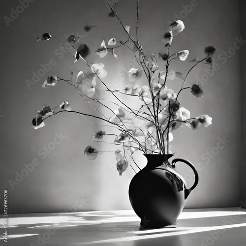 whats app dps - Capture the ethereal dance of light and shadow in a stunning monochromatic photograph with selective color details, revealing the hidden poetry of everyday objects. (2) photo