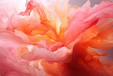 Pink wavy fabric background. Created with Ai
