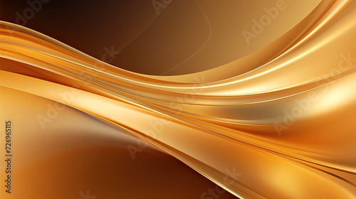 Gold over Silver-themed abstract background  dynamic patterns  metallic gradients  and sleek elements  a sense of luxury and glamour Ai Generative