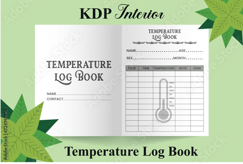 Temperature Log Book KDP Interior