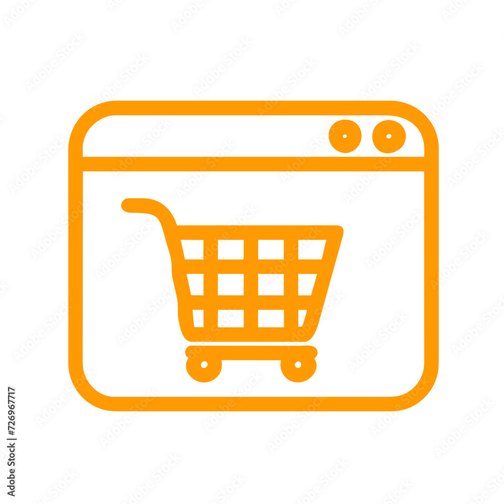 E Commerce Online Store Icon E Commerce Online Store Icon