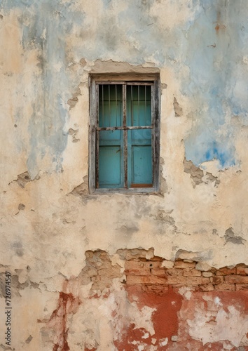 Old window with wall