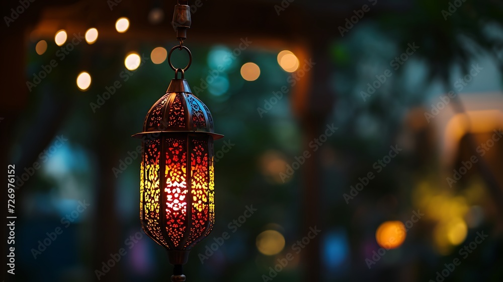 Traditional Arabic lantern lit up for celebrating Ramadan, the Holy Month for whole Muslim world. High quality photo. Traditional Arabic lantern lit up for celebrating Ramadan, the Holy Month for whole Muslim world. High quality photo.