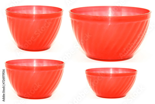 Bowls image with selective focus