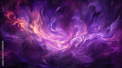 Background with purple fire photo