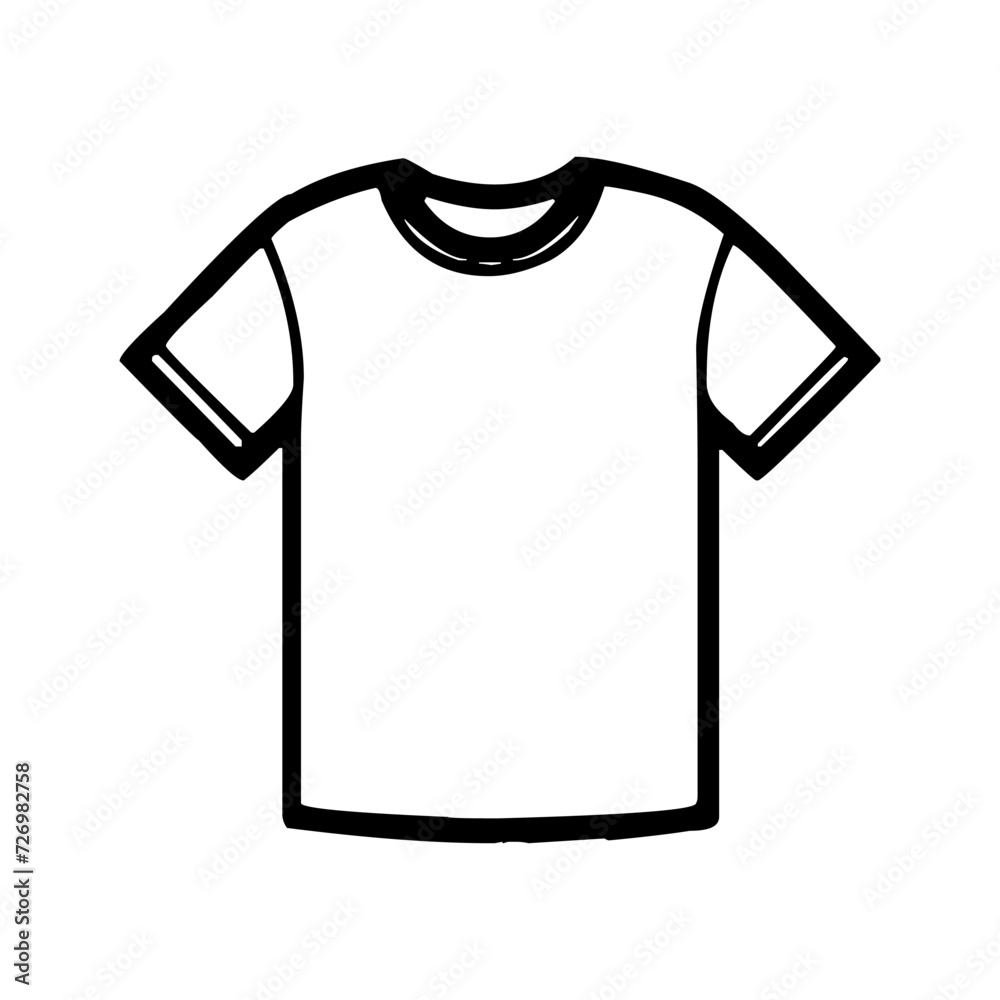 T-shirt template. blank with t-shirt tamplet. illustration vector of t-shirt T-shirt template. blank with t-shirt tamplet. illustration vector of t-shirt