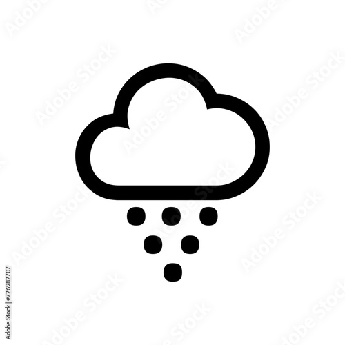 Rain Icon, illustration vector or rain icon, simple icon, eps10