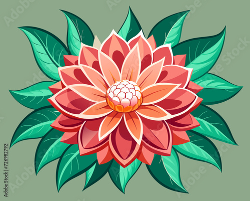 Flower flowers plant blossom herb perennial floret floweret inflorescence beautiful perfect lowely vector