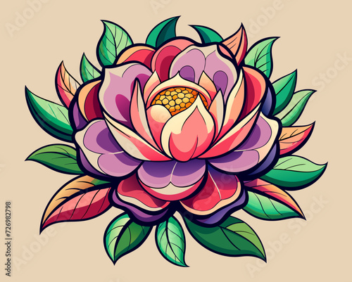 Flower flowers plant blossom herb perennial floret floweret inflorescence beautiful perfect lowely vector