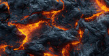Lava texture fire background 