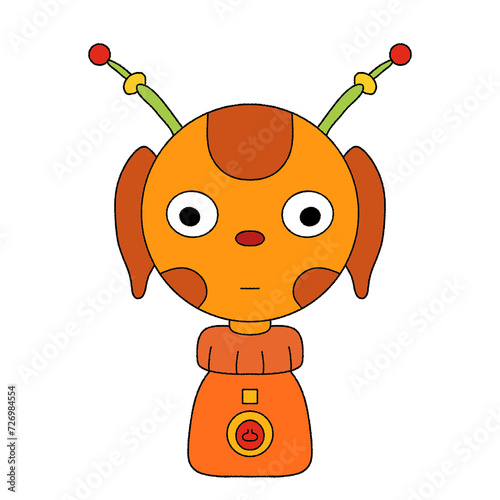cartoon robot dog