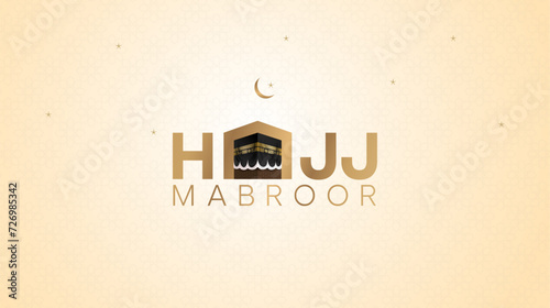 Hajj Mubarak. Kaaba vector design. hajj mubarak creative design for social media post. eid mubarak ads, hajj, ramadan post design.