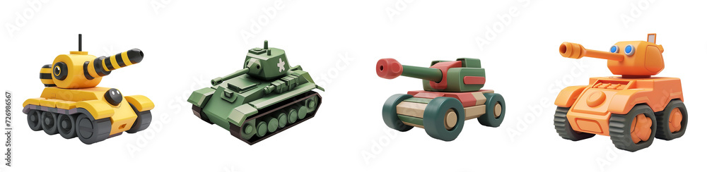 Minimalist tank 3d cartoon model on transparent background png. Collection of tank illustrations. Minimalist tank 3d cartoon model on transparent background png. Collection of tank illustrations.