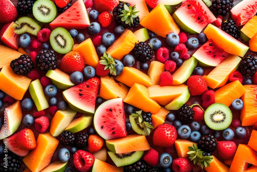 fruit salad with fruit