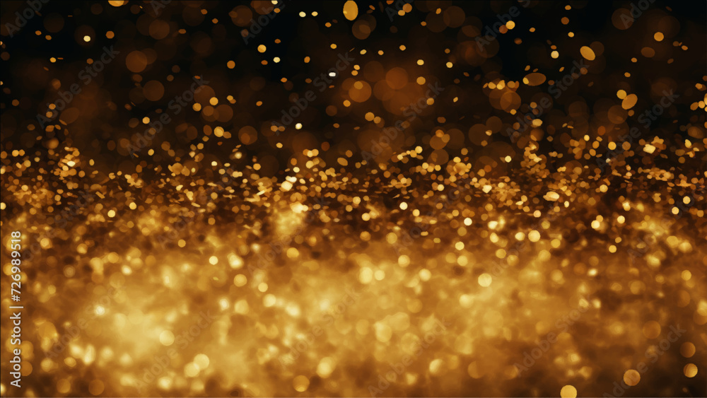 glitter lights grunge background, glitter defocused abstract Twinkly Lights gold dust glitter background.
