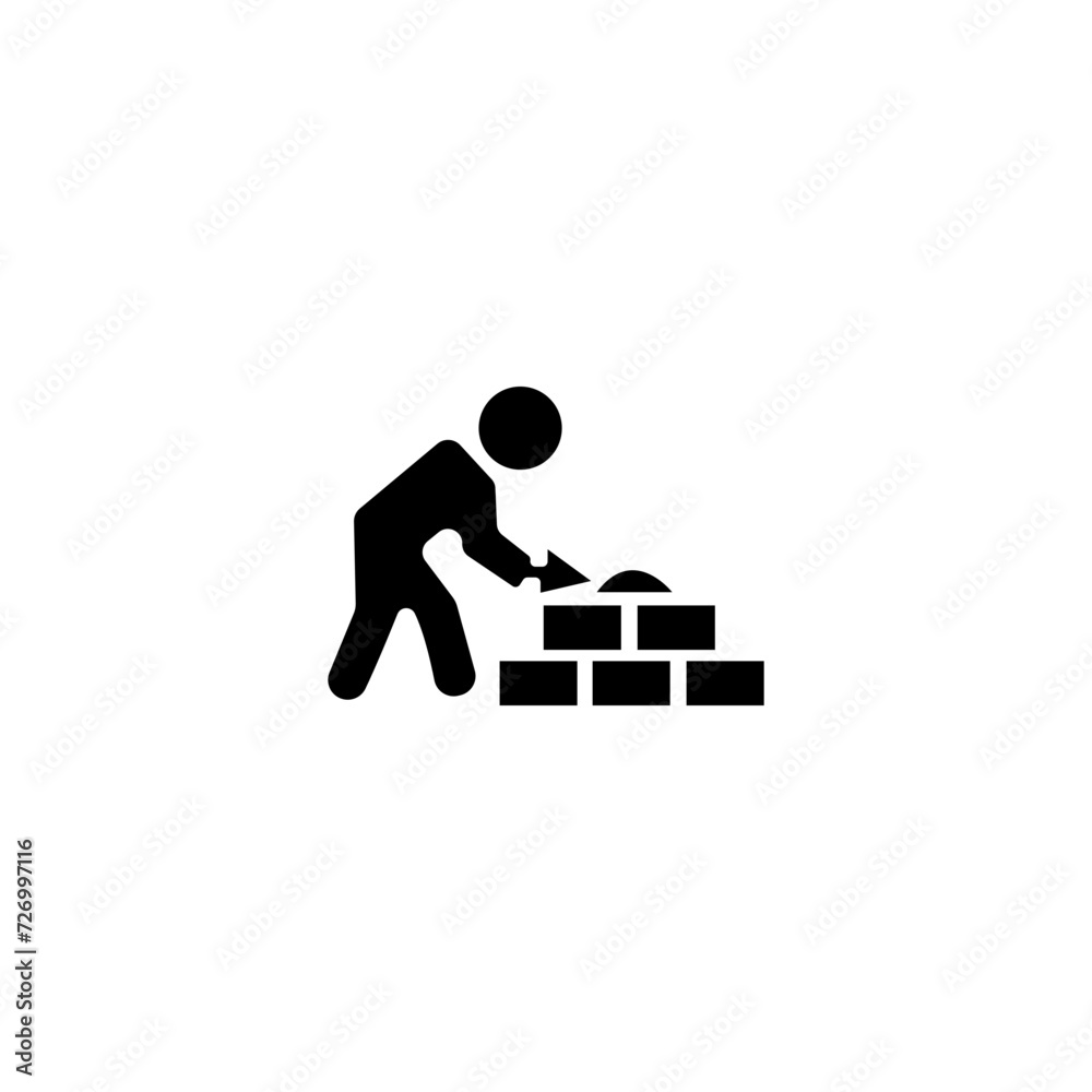 Build and construction icon element. Vector illustration. build icon ...