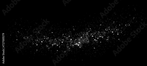 Vector magic glow. Sparkling light, sparkle dust png. Sparkling magical dust. Christmas light.	