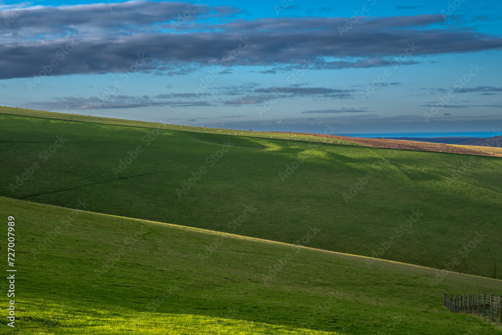 South Downs at Butts Brow on a winter morning South Downs at Butts Brow on a winter morning
