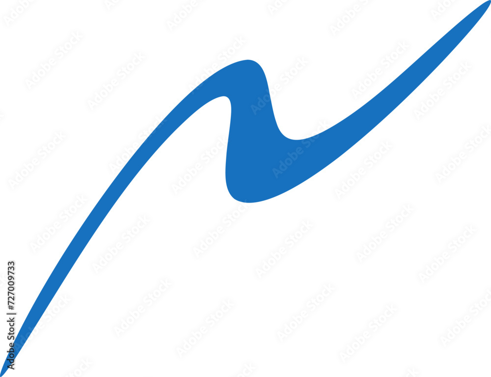 Hand drawn line illustration. Decorative line design element Hand drawn line illustration. Decorative line design element