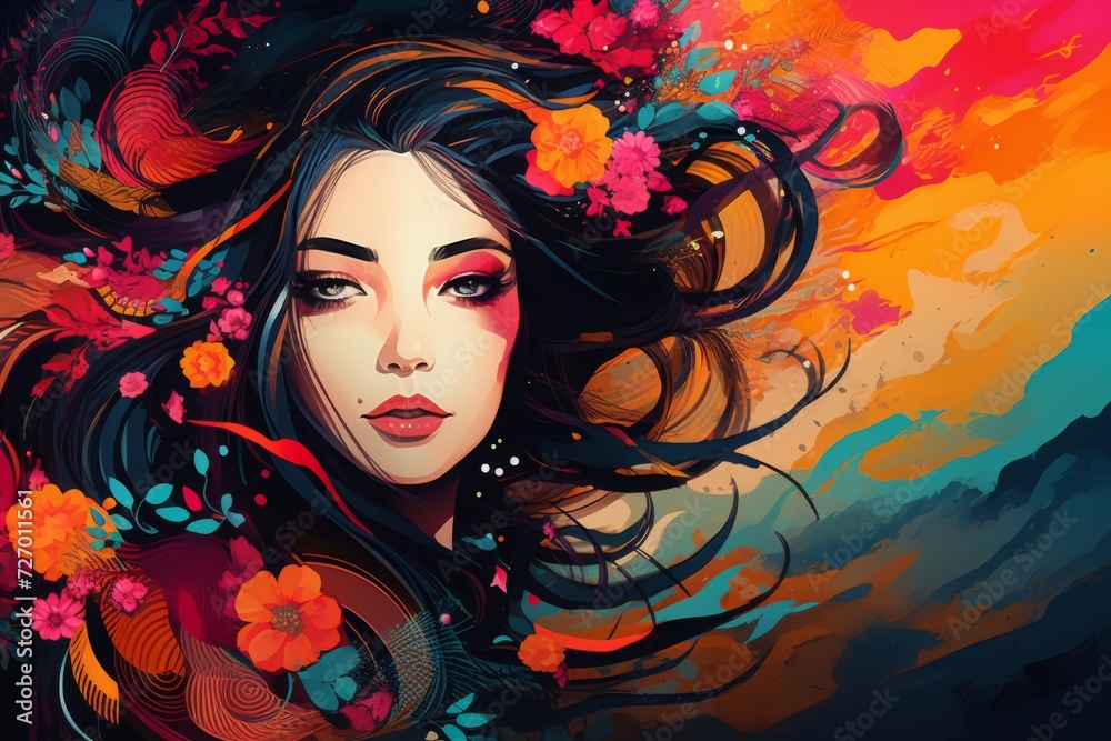 Asian american or pacific islander woman for APAHM heritage day or women's day Asian american or pacific islander woman for APAHM heritage day or women's day
