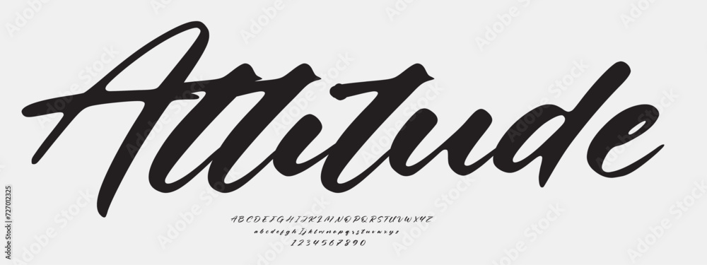 Obraz premium Alphabet font. Typography decorative elegant lettering for logo. vector illustration. stock image.allFont