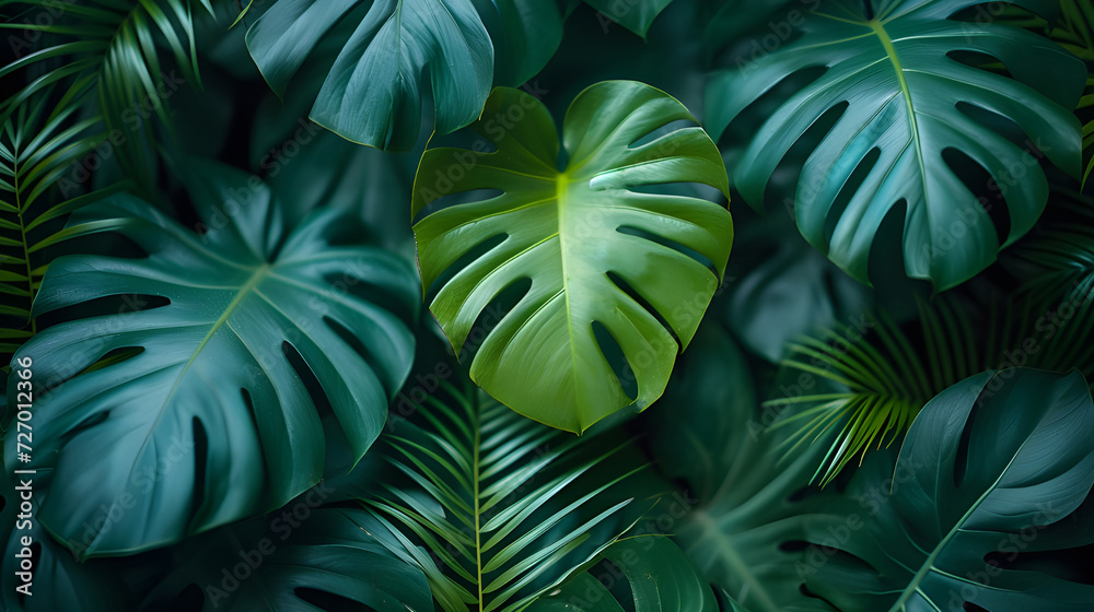 Green Leaves Abstract Background Texture Green Leaves Abstract Background Texture