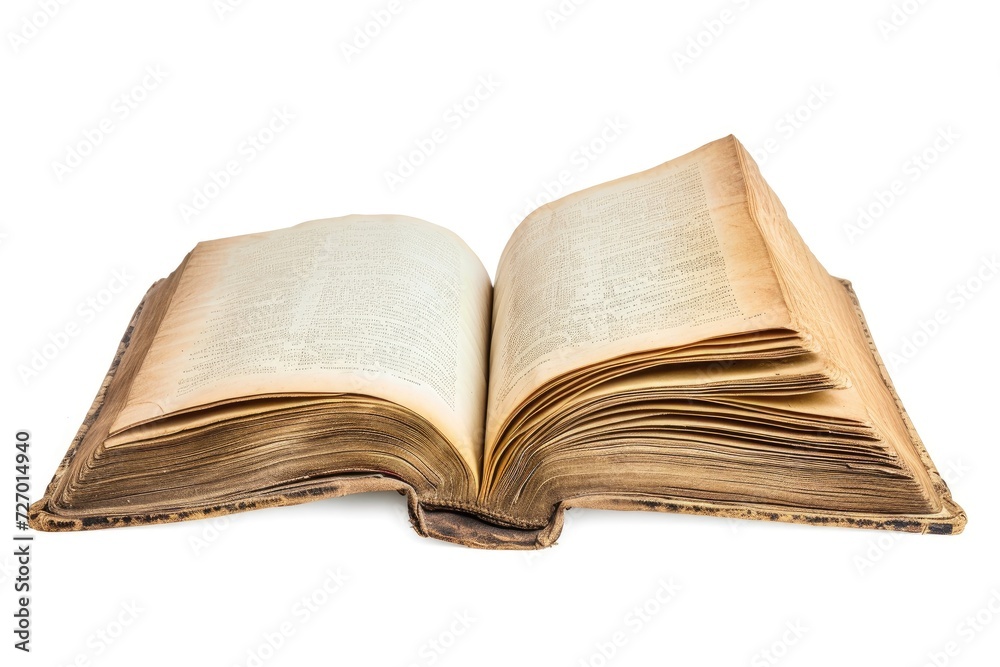 open book on a white background open book on a white background