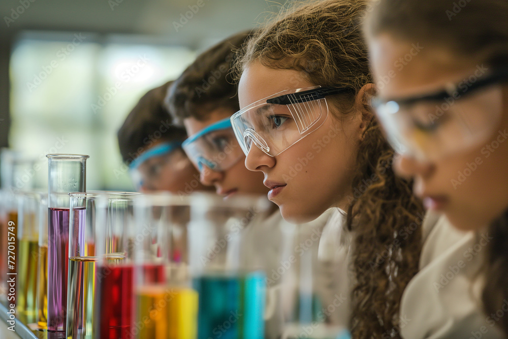 Students in a Science Lab Students in a Science Lab