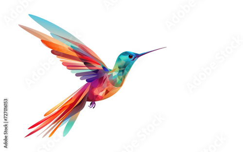 Abstract Humming bird Isolated on transparent background. © Sehar