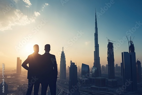 business partner in dubai who works on innovation photo