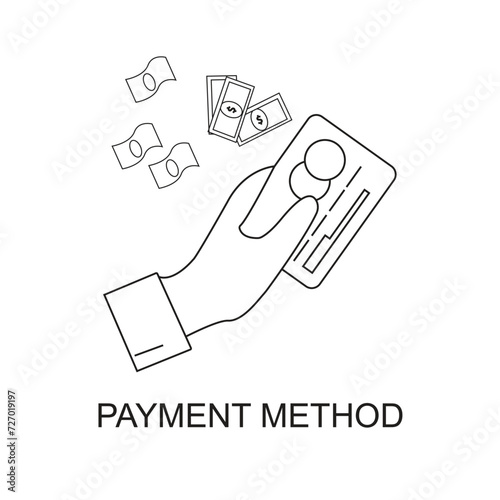  Secure Payment Methods Vector Graphic.